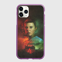 Чехол iPhone 11 Pro матовый 11 Jane Hopper, цвет: 3D-фиолетовый