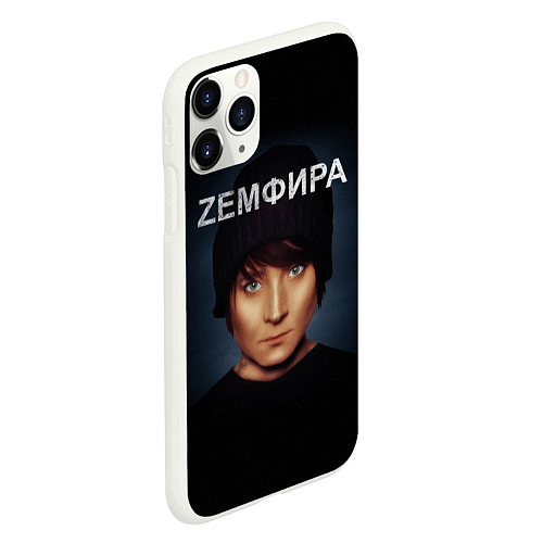 Чехол iPhone 11 Pro матовый Zемфира Талгатовна Рамазанова / 3D-Белый – фото 2