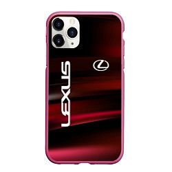 Чехол iPhone 11 Pro матовый Lexus - абстракция