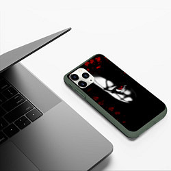 Чехол iPhone 11 Pro матовый Взгляд DR, цвет: 3D-темно-зеленый — фото 2