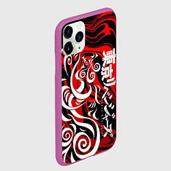 Чехол iPhone 11 Pro матовый ТОКИЙСКИЕ МСТИТЕЛИ МАНГА, цвет: 3D-фиолетовый — фото 2