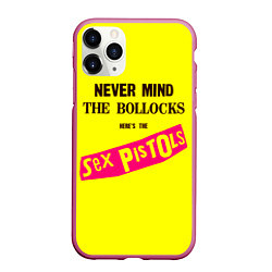 Чехол iPhone 11 Pro матовый Never Mind the Bollocks, Heres the Sex Pistols, цвет: 3D-малиновый