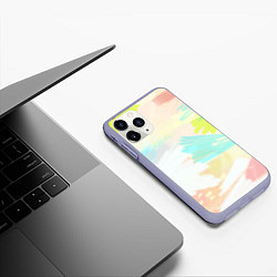 Чехол iPhone 11 Pro матовый Сочные краски лета, цвет: 3D-светло-сиреневый — фото 2