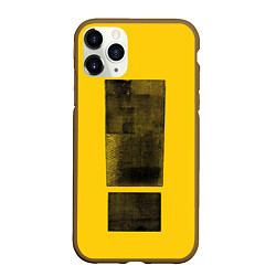 Чехол iPhone 11 Pro матовый Attention Attention - Shinedown, цвет: 3D-коричневый