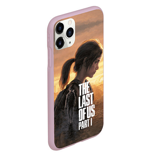 Чехол iPhone 11 Pro матовый Элли и Джоэл TLOU part 1 Remake / 3D-Розовый – фото 2