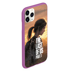 Чехол iPhone 11 Pro матовый Элли и Джоэл TLOU part 1 Remake, цвет: 3D-фиолетовый — фото 2