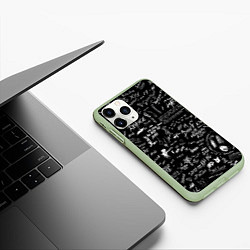 Чехол iPhone 11 Pro матовый XXXTENTACION LOGOBOMBING, цвет: 3D-салатовый — фото 2
