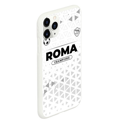 Чехол iPhone 11 Pro матовый Roma Champions Униформа / 3D-Белый – фото 2