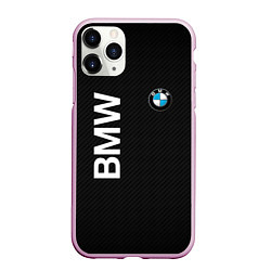 Чехол iPhone 11 Pro матовый Bmw КОРБОНОВЫЕ ПОЛОСЫ