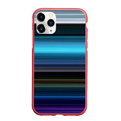 Чехол iPhone 11 Pro матовый Неоновые линии neon lines