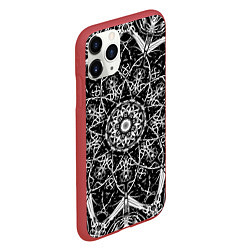 Чехол iPhone 11 Pro матовый Hard Lace, цвет: 3D-красный — фото 2