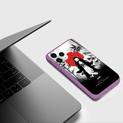 Чехол iPhone 11 Pro матовый KAMADO NEZUKO, цвет: 3D-фиолетовый — фото 2