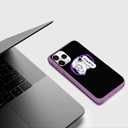 Чехол iPhone 11 Pro матовый Аня Форджер Гамма Эмоций, цвет: 3D-фиолетовый — фото 2