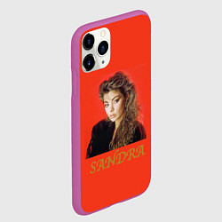 Чехол iPhone 11 Pro матовый Звёзды 80-х Sandra, цвет: 3D-фиолетовый — фото 2