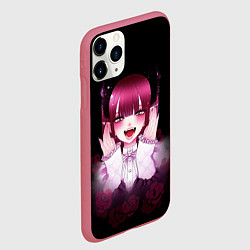 Чехол iPhone 11 Pro матовый Девушка-суккуб, цвет: 3D-малиновый — фото 2