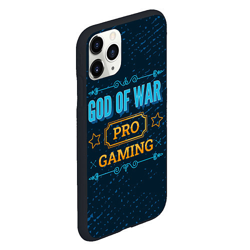 Чехол iPhone 11 Pro матовый Игра God of War: PRO Gaming / 3D-Черный – фото 2