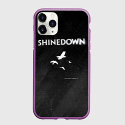 Чехол iPhone 11 Pro матовый The Sound of Madness Shinedown, цвет: 3D-фиолетовый