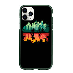 Чехол iPhone 11 Pro матовый Stranger Things Wrong Side