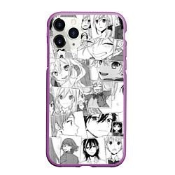 Чехол iPhone 11 Pro матовый Horimiya pattern