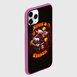 Чехол iPhone 11 Pro матовый Кисси Мисси и Хагги Вагги, цвет: 3D-фиолетовый — фото 2