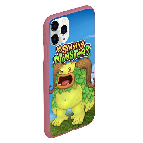 Чехол iPhone 11 Pro матовый My singing monsters Избалолист Entbrat / 3D-Малиновый – фото 2