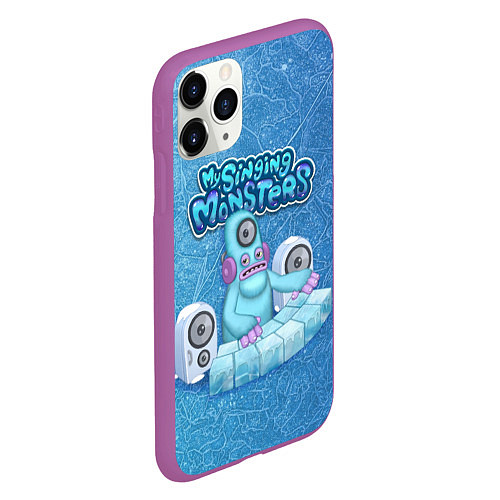 Чехол iPhone 11 Pro матовый My singing monsters ДИДЖ Deedge / 3D-Фиолетовый – фото 2