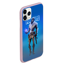 Чехол iPhone 11 Pro матовый Fortnite Fusion skin Video game Hero, цвет: 3D-розовый — фото 2