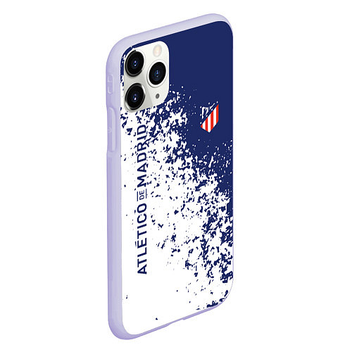 Чехол iPhone 11 Pro матовый Atletico madrid football sport / 3D-Светло-сиреневый – фото 2