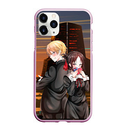 Чехол iPhone 11 Pro матовый Госпожа Кагуя Love is war Синомия Миюки Сироганэ, цвет: 3D-розовый