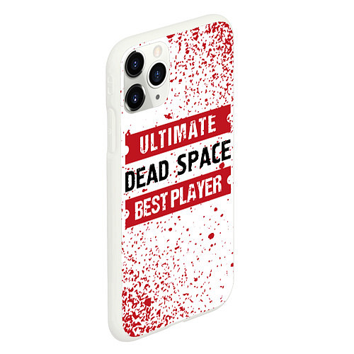 Чехол iPhone 11 Pro матовый Dead Space: красные таблички Best Player и Ultimat / 3D-Белый – фото 2