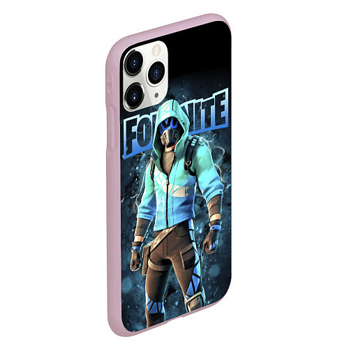 Чехол iPhone 11 Pro матовый Fortnite Surf Strider Кульный чувак Video game / 3D-Розовый – фото 2