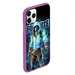 Чехол iPhone 11 Pro матовый Fortnite Surf Strider Кульный чувак Video game, цвет: 3D-фиолетовый — фото 2