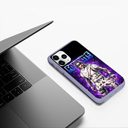 Чехол iPhone 11 Pro матовый Fortnite Absolute Zero Hero Реально кульный чувак, цвет: 3D-светло-сиреневый — фото 2