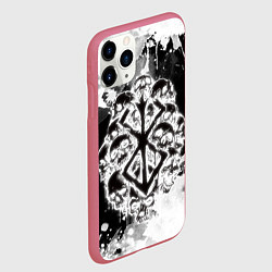 Чехол iPhone 11 Pro матовый КЛЕЙМО ЖЕРТВЫ - БЕРСЕРКBERSERK, цвет: 3D-малиновый — фото 2