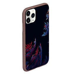 Чехол iPhone 11 Pro матовый Шипастый Коралловый Риф, цвет: 3D-коричневый — фото 2