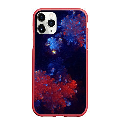 Чехол iPhone 11 Pro матовый Бурлящий Коралловый Риф, цвет: 3D-красный