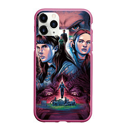 Чехол iPhone 11 Pro матовый Stranger Things 4 Векна и Все, цвет: 3D-малиновый