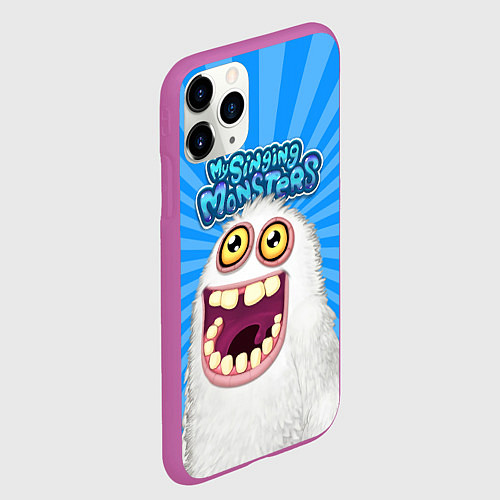 Чехол iPhone 11 Pro матовый My singing monsters Мамунт / 3D-Фиолетовый – фото 2