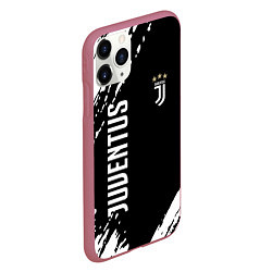 Чехол iPhone 11 Pro матовый Fc juventus фс ювентус, цвет: 3D-малиновый — фото 2