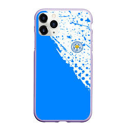 Чехол iPhone 11 Pro матовый Leicester city Лестер Сити, цвет: 3D-светло-сиреневый