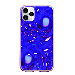 Чехол iPhone 11 Pro матовый Мир пузырей, цвет: 3D-розовый