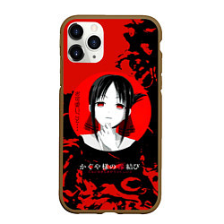 Чехол iPhone 11 Pro матовый Love is war Госпожа Кагуя Синомия, цвет: 3D-коричневый