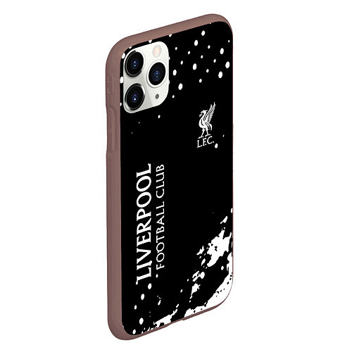 Чехол iPhone 11 Pro матовый Ливерпуль фс / 3D-Коричневый – фото 2