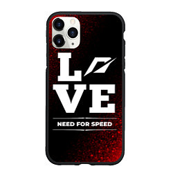 Чехол iPhone 11 Pro матовый Need for Speed Love Классика, цвет: 3D-черный