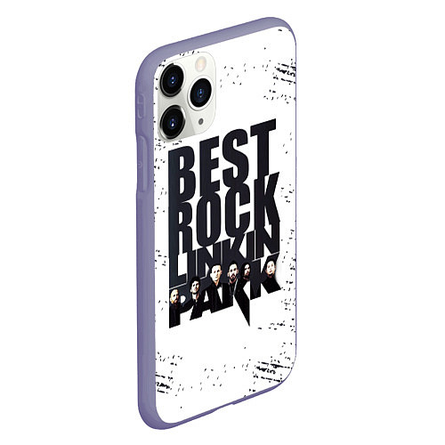 Чехол iPhone 11 Pro матовый Linkin Park BEST ROCK / 3D-Серый – фото 2