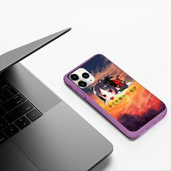 Чехол iPhone 11 Pro матовый Синомия - Love is war Госпожа Кагуя, цвет: 3D-фиолетовый — фото 2