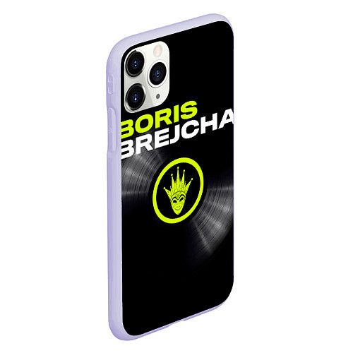 Чехол iPhone 11 Pro матовый Boris Brejcha / 3D-Светло-сиреневый – фото 2