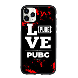 Чехол iPhone 11 Pro матовый PUBG Love Классика, цвет: 3D-черный