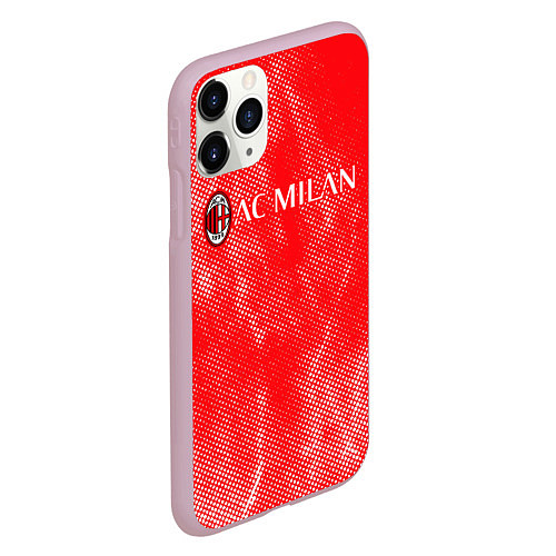 Чехол iPhone 11 Pro матовый Ac milan абстракция / 3D-Розовый – фото 2