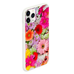 Чехол iPhone 11 Pro матовый BEAUTIFUL FLOWERS, цвет: 3D-белый — фото 2